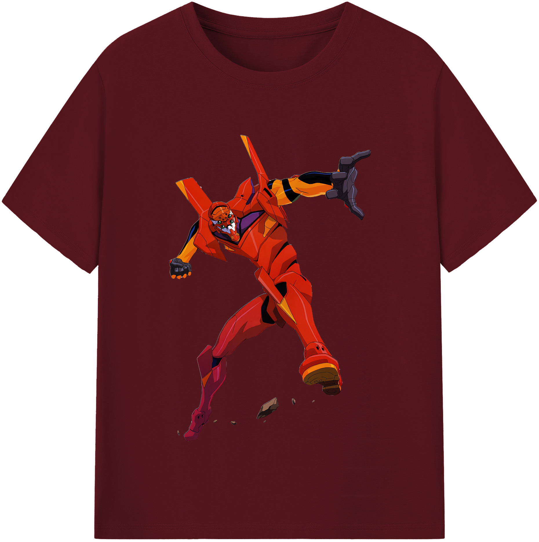 （画像用） EVA 新世紀エヴァンゲリオン 綿100％半袖Tシャツ（フロントプリント）
